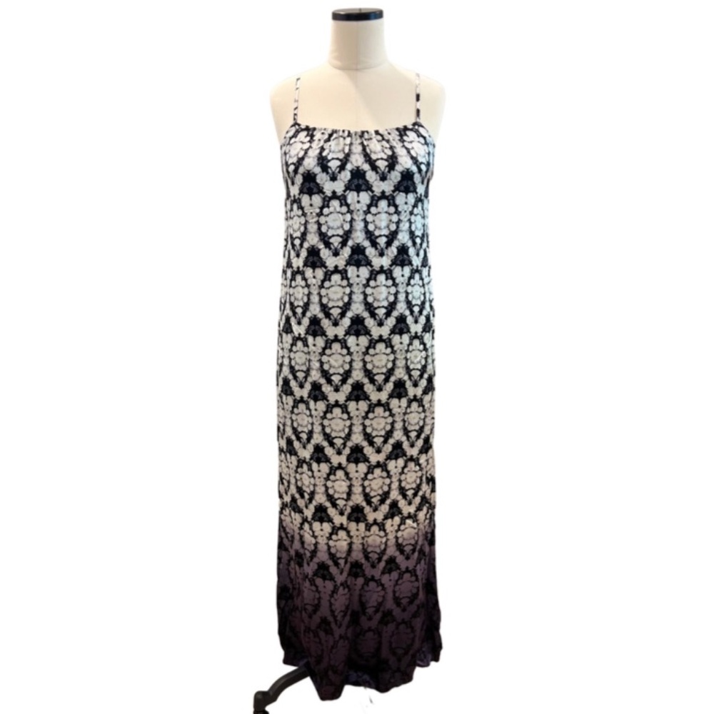 NWT 12th Street by Cynthia Vincent Silk Floral Print Maxi Dress Sz Small